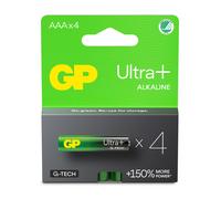GP 4 piles alcalines AAA (LR03) Ultra+ 1,5V