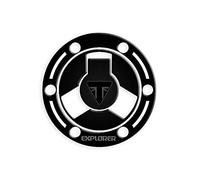 GP-468 Protège-réservoir en résine 3D compatible avec Triumph Tiger Explorer 1200 2016-2019 Noir