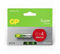 GP Pile Super Pile LR3 (AAA) alcaline 1,5 V 10 pièces