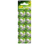 10 piles bouton LR44 GP Alkaline Cell GP
