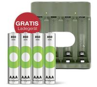 GP \ Aktion Gratis Ladegerät\ USB-Modell Ladegerät GP B441 inkl. 4x AAA-Akku Pile rechargeable LR3 (AAA) NiMH 850 mAh 1.2 V 1 set