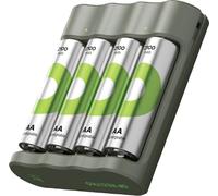 G & P Naturarznei Chargeur de piles rondes B441 – NiMH LR03 (AAA) & LR6 (AA)