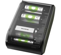 GP B631 Universell Chargeur de piles rondes NiMH 6LR61 (9 V), LR03 (AAA), LR6 (AA), LR14 (C), LR20 (D)