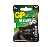 GP Batterie Lithium 9V 800mAh Longue Durée Alarme Incendie Télécommande