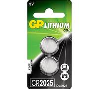 Pile bouton CR 2025 lithium GP 3 V 2 pc(s)