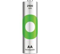 GP Batteries 201239 : Pack de 2 Piles Rechargeables AA NiMH 1.2V 2100mAh, Température d'opération -20°C à 50°C