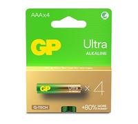 GP Batteries 220197 Lot de 4 piles GP Ultra Alcaline Ministilo AAA 24AU/LR03