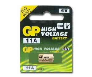 GP Batteries GP11A, 6 Volt Alkaline High Voltage Battery