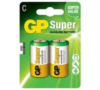 Lot de 2 Piles GP Batterie Super Alcaline 1.5V type C/LR14