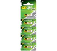 GP Batteries - Piles Super Alkaline 27AF-2C5, alcalines 12 V cylindriques 28×7,7 mm - Lot de 5