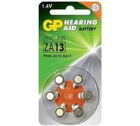 GP BATTERIES Pile Auditive Zinc Air - GP ZA13-D6 - Blister de 6 Multicolore G