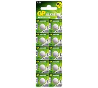 GP Batteries Pile Bouton alcaline 191 (Lot de 10)