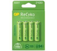 Gp Batteries Pile Rechargeable Recyko Lr06 2100mah Aaa 4 Unités