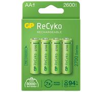 Gp Batteries Pile Rechargeable Recyko Lr06 2600mah Aaa 4 Unités