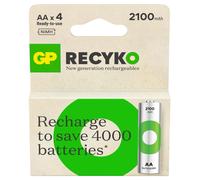 GP Batteries ReCyko Pro GPRCK210AA112C4 pile domestique Batterie rechargeable AA Hybrides nickel-métal (NiMH)