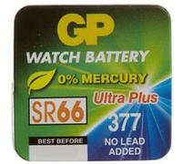 GP Batteries Silver Oxide Cell 377 silver-oxide 1,55 V non-rechargeable battery - non-rechargeable Batteries (silver-oxide, Button/coin, 1,55 V, SR66, Stainless Steel) G
