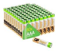 GP Batteries Super Pile LR3 (AAA) alcaline(s) 1.5 V 80 pc(s) G