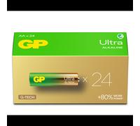 GP Batteries Ultra Alcaline AA/LR06 - Pack 24 Piles Usage Unique 1.5V - Dimensions 1.45x50.5mm, Poids 23g - Certification IEC 60086-2
