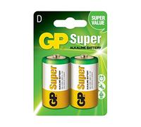 Lot De Deux Piles Gp Super Alcaline Lr20 13a 1.5v 13a-U2 Neuf