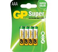 GP Blister de 4 Alcalines Super AAA 1,5 V