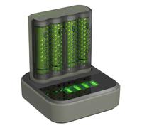 GP Chargeur de batterie USB M451 + 4x piles ReCyko AA 2600mAh + station d'accueil