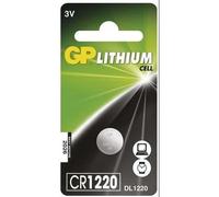GP Pile bouton CR1220 lithium 3 V – Blister 1 pile