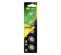 5 Piles CR1616 GP Bouton Lithium 3V