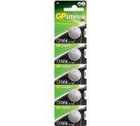 GP CR1616-7U5 Batterie au lithium CR1616 (3 V, Lot de 5) sous blister G