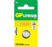 Pile bouton CR 1620 lithium GP 3 V 1 pc(s)