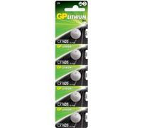 GP CR1620-7U5 Batterie au lithium CR1620 (3 V, Lot de 5) sous blister G