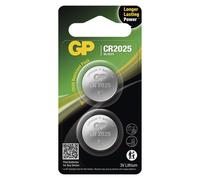GP CR2025 pile bouton au lithium, 2 pièces 71794