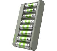 G & P Naturarznei Chargeur de piles rondes GP E821 – NiMH LR03 (AAA), LR6 (AA)