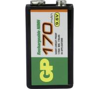 GP GPIND17R9HC1 Pile rechargeable 6LR61 (9V) NiMH 170 mAh 9.6 V 1 pc(s)
