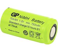 GP GPIND75AAHC1 Pile rechargeable spéciale 2/3 LR6 flat-top NiMH 1.2 V 750 mAh
