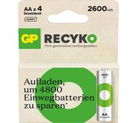 GP Batteries ReCyko Pile rechargeable LR6 (AA) NiMH 2600 mAh 1.2 V 4 pc(s)