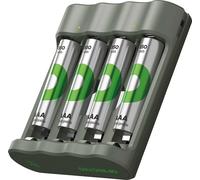 GP GPRCKCHB441U396 GP B441U 4-Port USB-Akku-Ladegerät inkl. Akkus