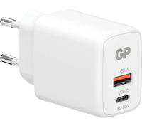 GP GPWC20WPWHUSB824 Chargeur USB 20 W USB-A, USB-C® Quick Charge 3.0, Power Delivery 3.0 blanc intérieure protection contre les surintensités, USB Power