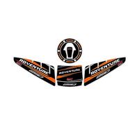 GP Kompozit Bande autocollante pour réservoir compatible avec For 250 Adventure 2020-2022 Noir/orange