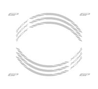 GP Kompozit Bande de jante réfléchissante grise pour PCX 125/150 2014-2022