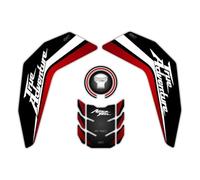 GP Kompozit Ensemble de coussinets de réservoir compatibles pour Africa Twin 2016-2019, rouge