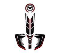 GP Kompozit Ensemble de coussinets de réservoir compatibles pour MT-07 2018-2020 Rouge