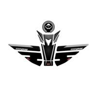 GP Kompozit Ensemble de coussinets de réservoir compatibles pour MT-25/MT-3 2015-2019 - Noir/gris