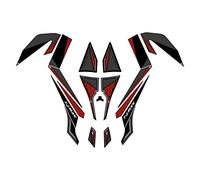 GP Kompozit Ensemble de protège-réservoir compatible avec NMAX 125/155 2015-2020 Rouge