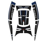 GP Kompozit Lot de coussinets de réservoir compatibles pour NMAX 125-155 2021-2022 - Bleu