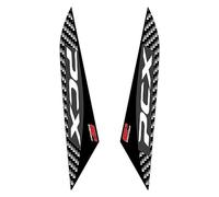 GP Kompozit Lot de coussinets autocollants noirs pour bande latérale PCX 125/150 2018-2020