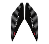 GP Kompozit Lot de coussinets autocollants pour bande de carénage compatibles XMAX 2018-2022 - Noir - carbone