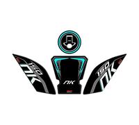 GP Kompozit Lot de coussinets de réservoir compatibles pour 150 NK 2016-2022 - Noir/turquoise