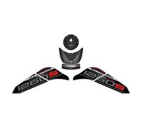 GP Kompozit Lot de coussinets de réservoir compatibles pour Multistrada 1260 S 2015-2018 Noir
