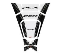 GP Kompozit Lot de coussinets de réservoir compatibles pour PCX 125/150 2018-2020 Blanc