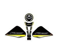 GP Kompozit Lot de coussinets de réservoir compatibles pour R25 2015-2018, jaune